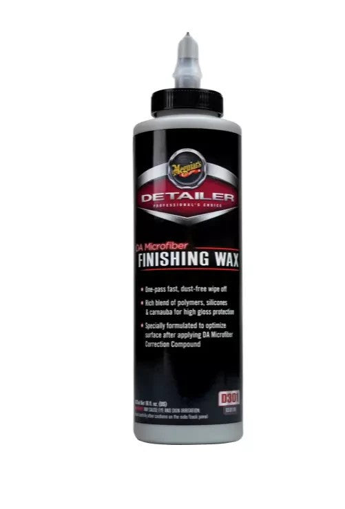 Meguiars D301 DA Microfiber Finishing Wax, 16 oz