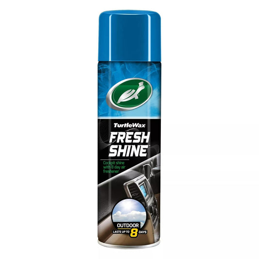 Turtle Wax Fresh Shine Interior Car Cleaner & Air Freshener 500ml Outdoor