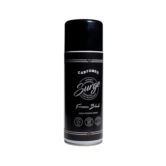 Carfume Classic Surge Aerosol 400ml Spray Air Freshener Frozen Black