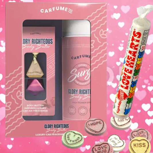 Limited Ed'tn Carfume Glory Righteous gift box Car Air Freshener Diffuser/Spray