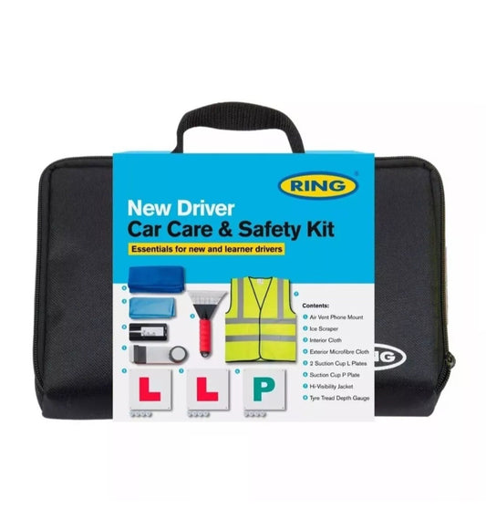 Ring New Drivers Kit Car Care, Gift Set,  Essential Learner Road Starter Pack