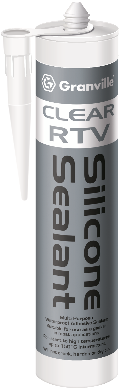 Clear RTV Silicone Adhesive Sealant Waterproof Window Sealer High Temp 310ml