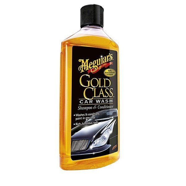 Meguiars Gold Class Car Wash Shampoo & Conditioner - 473ml - Meguiar's Valeting
