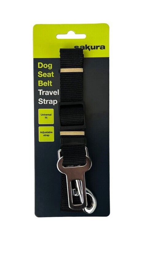Sakura Dog Seat Belt Travel Strap | SS5491, Universal Fitting,