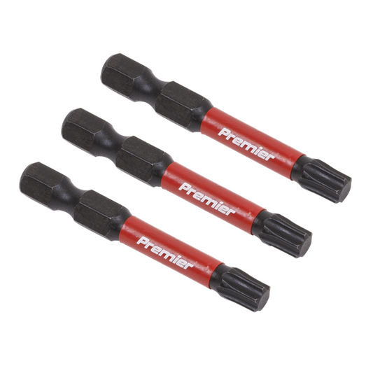 Sealey TRX-Star* T30 Impact Power Tool Bits 50mm - Pack of 3 - AK8245