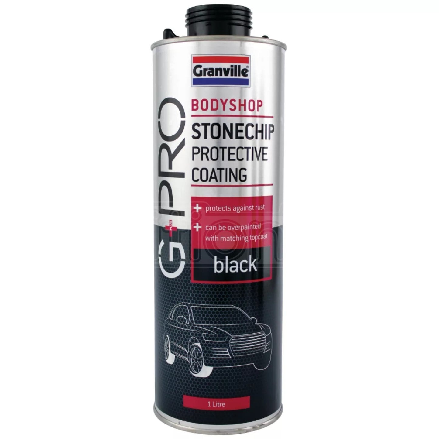 Black Stone Chip Protective Coating Paint All Round Protection 1L 0986