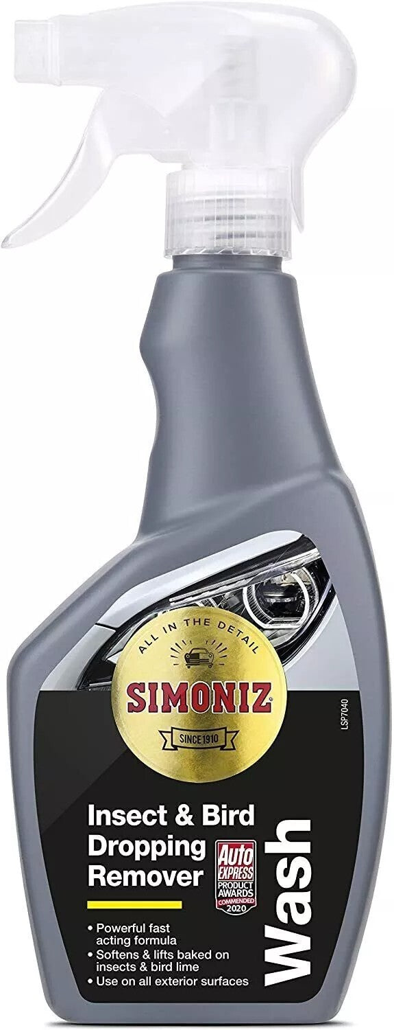 Simoniz Insect & Bird Dropping Remover Paint Protection Cleaner Spray 500ml