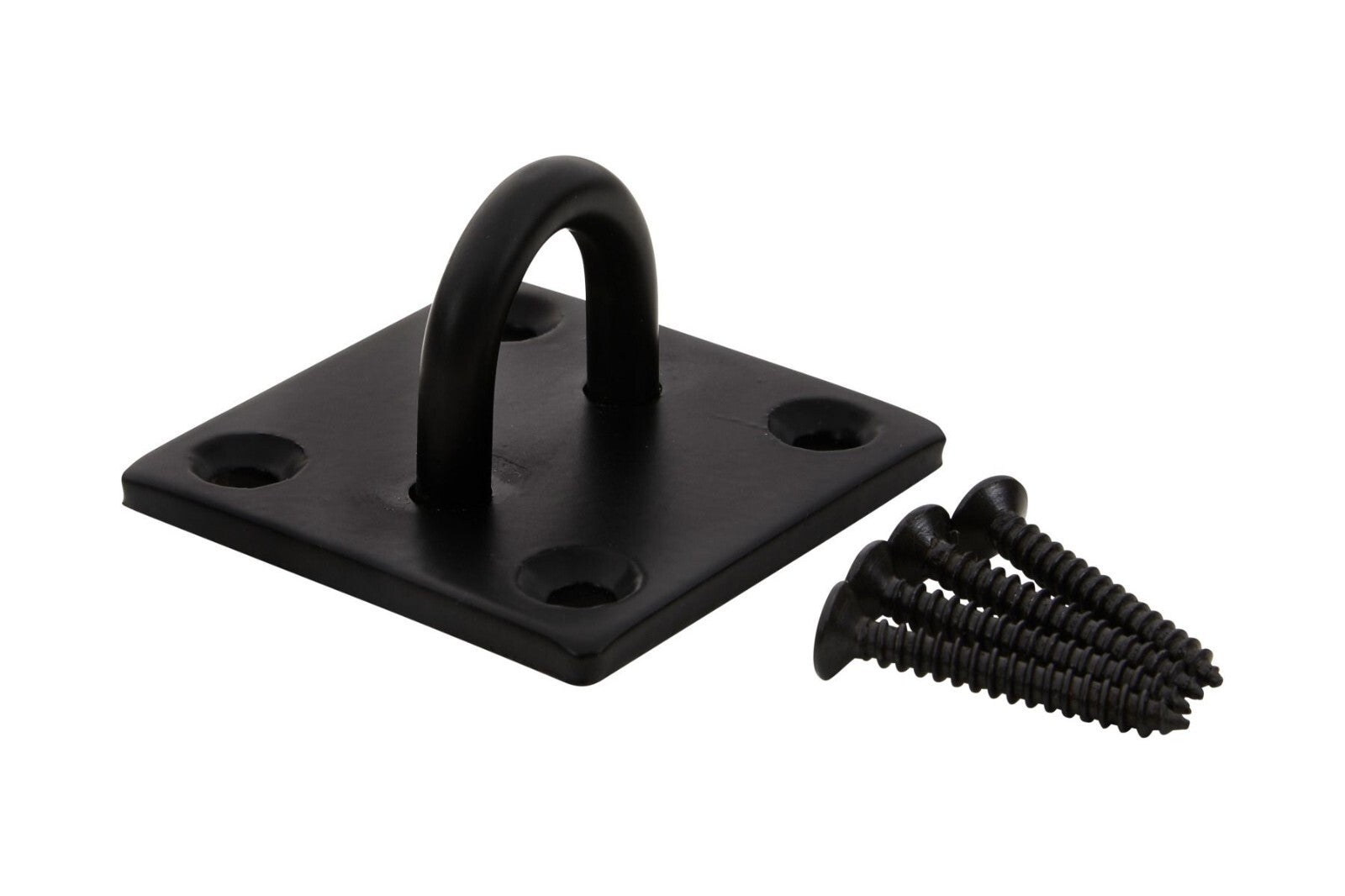 Blue Spot Tools 50mm x 50mm Black Powder Coated Staple on Plate bsp78071