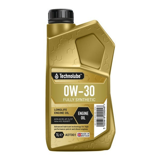 0w/30 Fully Synthetic 1ltr Technolube Engine Oil for Petrol & Diesel Engines