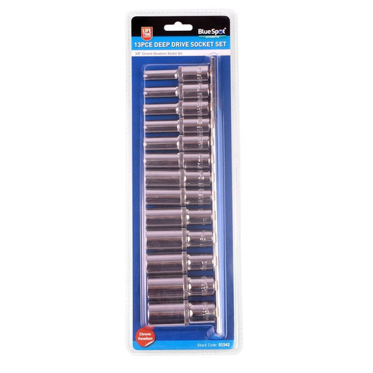 BlueSpot 01542 Metric Deep Socket Set - 13 Piece