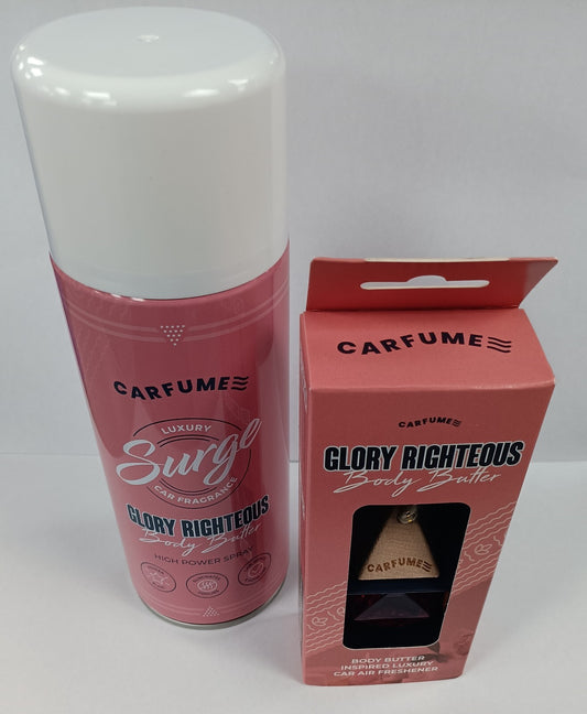 Double Pack Carfume Car Air Freshener Freshner Fragrance Scent glory righteous