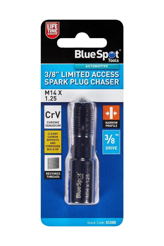 BlueSpot Spark Plug Chaser Limited Access 3/8" M14 x 1.25mm 01588