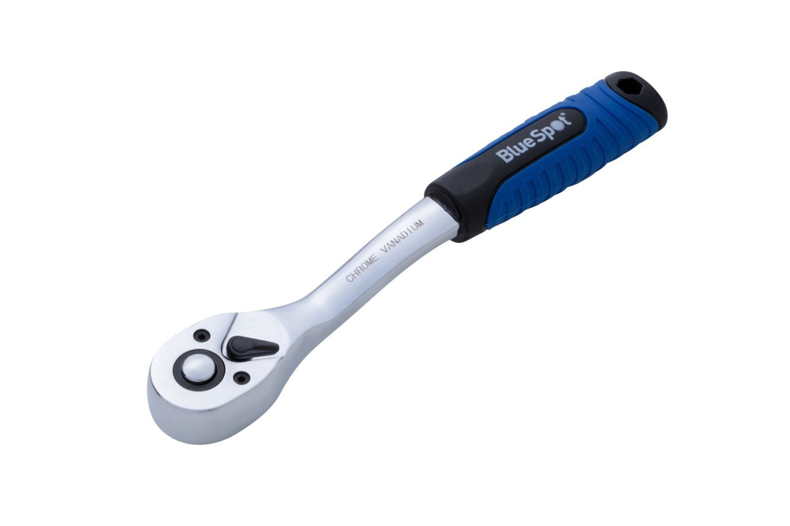 BlueSpot 3/8" Socket Ratchet Soft Grip Handle Quick Release 72 Teeth Drive
