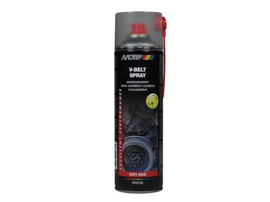 Motip® Pro V-Belt Spray 500ml, Extends Belt Life & Prevents Slipping and Noise