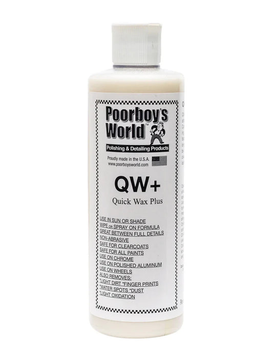 Poorboys PB-QW16 Car Cleaning Valeting Quick Wax Plus 473ml