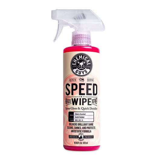 Chemical Guys Speed Wipe Spray & Streak Free Quick Shine Detailer 16oz WAC_202_1