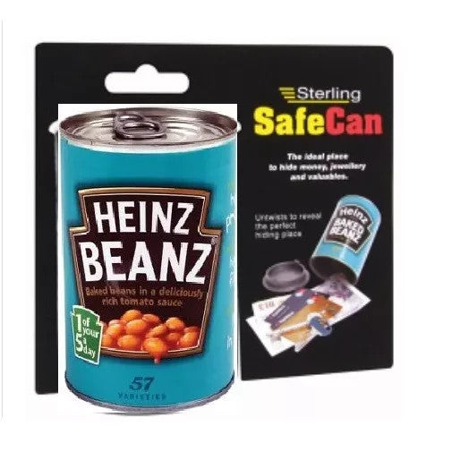 FAKE FALSE HEINZ BAKED BEAN TIN CAN HIDE KEEP MONEY SAVINGS BOX BANK SAFE CASH