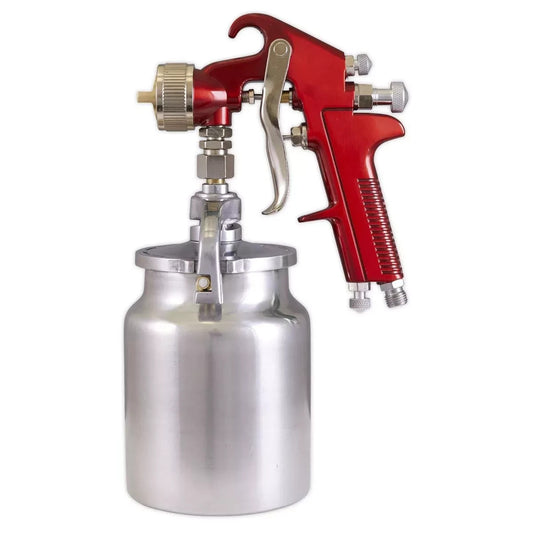 Sealey Pro Suction Feed Spray Gun 2mm Set-Up Car Automotive Refinishing