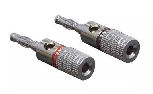 STINGER SPT5501 Mono Banana Plugs Audio Speaker Single Terminal x 2 Shoc-Krome