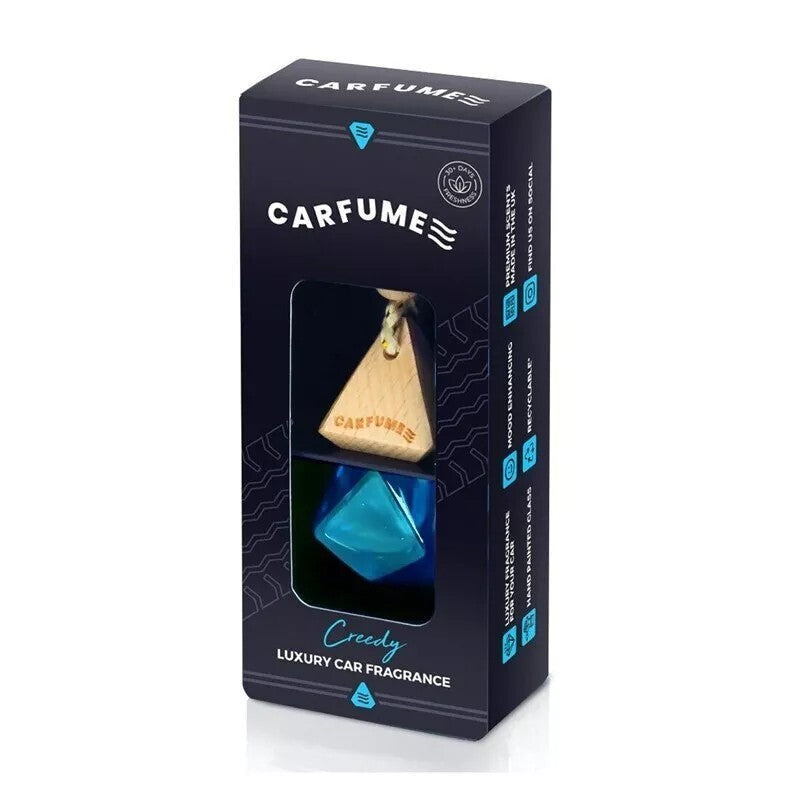 Limited Edition Carfume Creedy Gift Set, Car Air Freshener Diffuser & Spray