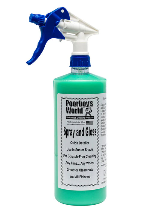 Poorboys World Spray and Gloss  Quick Detailer High Gloss Spray Polish