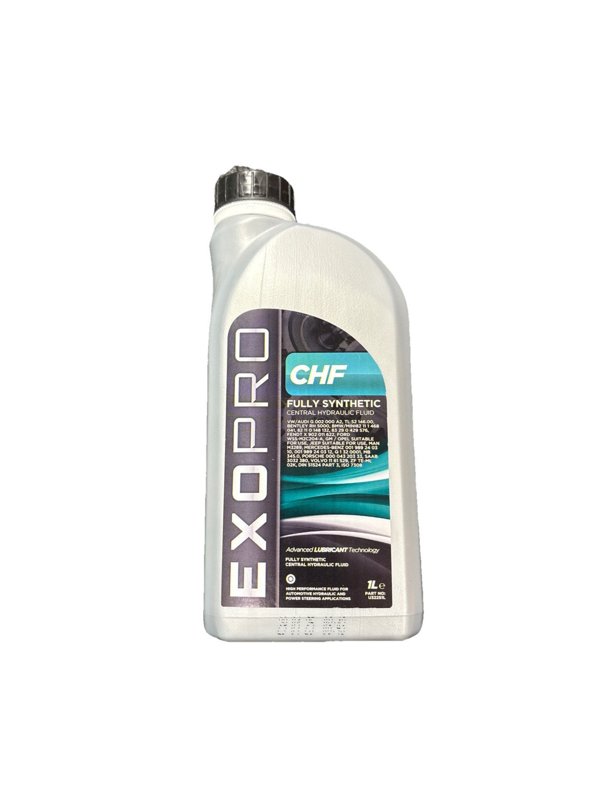 EXOPRO CHF Fully Synthetic Automotive Hydraulic Fluid - 1 Litre - U322S1L