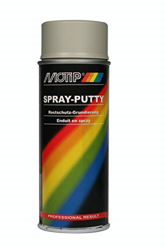 Motip Spray Putty- Spray Filler, Fast Drying, Covers Imperfections  400ml