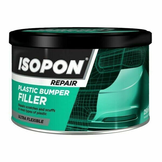 Isopon PBF/250 Plastic Bumper Filler - 250ml Professional Flawless Repairs.