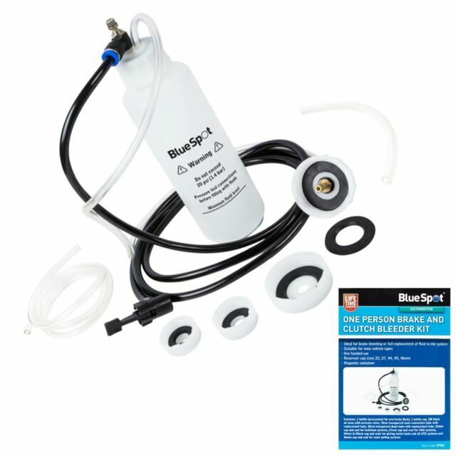 One Person Brake Clutch Vacuum Bleeder Pump Pneumatic Bleeding Kit 07964