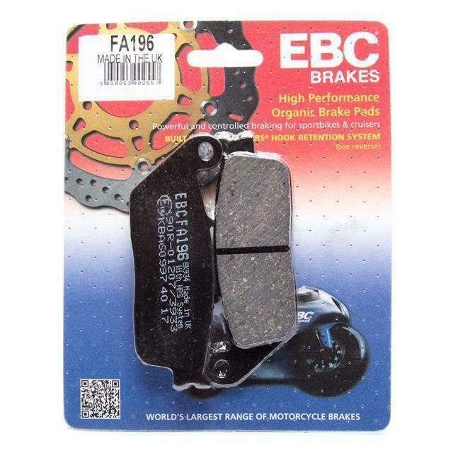 EBC Organic FRONT Disc Brake Pads (1 Set) Fits HONDA NC750 (2014 to 2023)