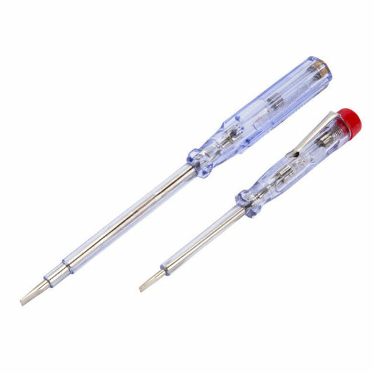 2PC SMALL & LARGE NEON VOLTAGE MAINS TESTER ELECTRICIANS SCREWDRIVERS