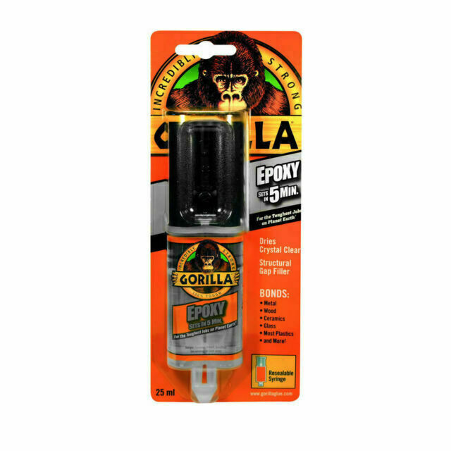 Gorilla 2-Part Epoxy Syringe 25ml (5 Min) 6044001