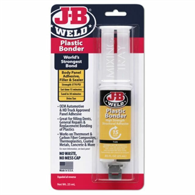 J-B WELD HIGH STRENGTH PLASTIC BONDER JB WELD STRONGEST BOND 50133