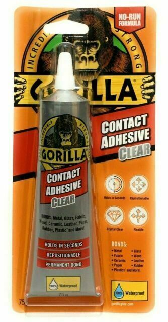 Gorilla Glue Contact Adhesive, Clear - 75g