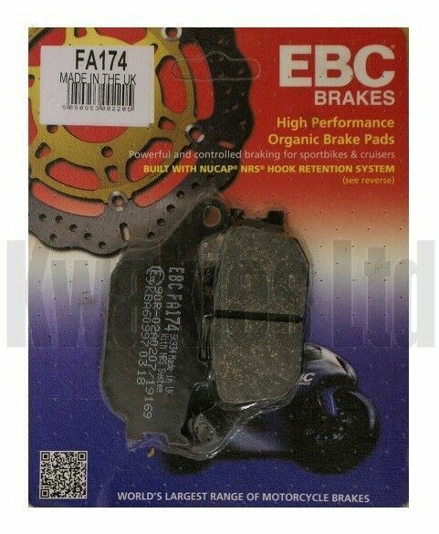 EBC ORGANIC Rear Brake Pads Honda CRF 1000 L AFRICA TWIN 2016 2017 2018 2019