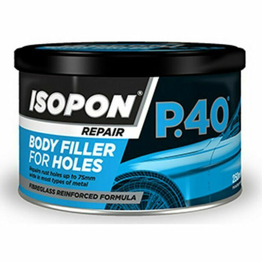 U-POL P.40 Sealant for Body Holes - 250ml Professional Car  Body Repair Filler