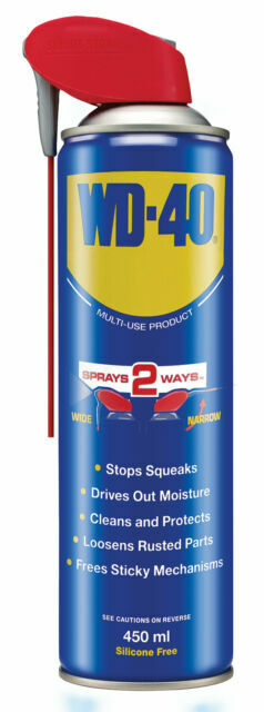 WD-40 Multi-Use Smart Straw 450ml Spray Aerosol Can Clean Rust Lubricant
