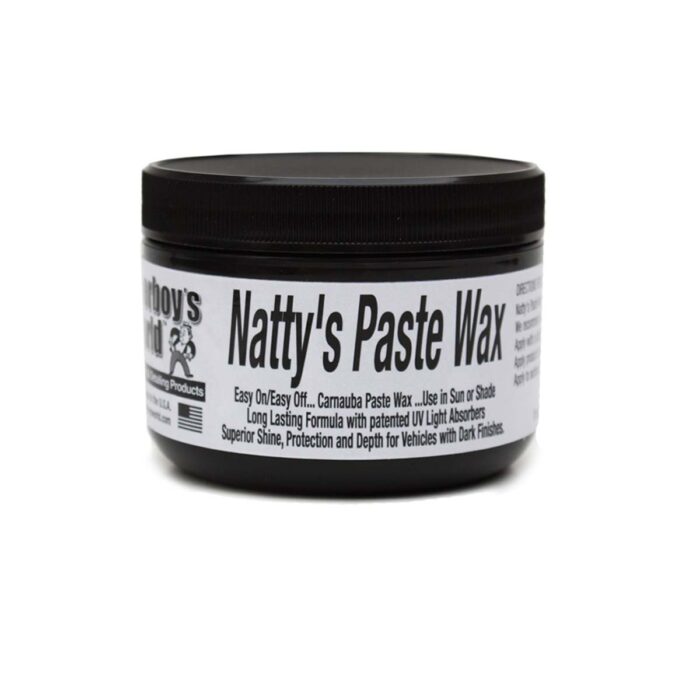 Poorboys World Nattyâ€™s Black Paste Wax 237ml PB-NPBLK08