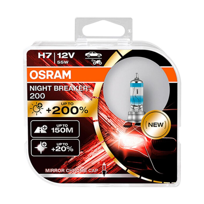 OSRAM NIGHT BREAKER 200 H7 LAMP 6421NB200-HCB