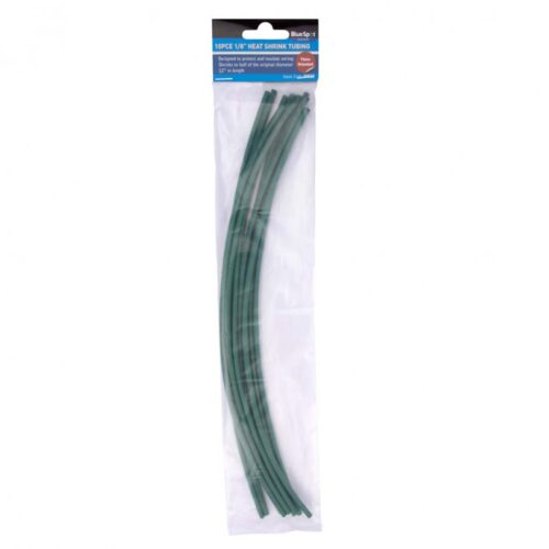 bluespot 10 pce 300mm green heat shrink tubing BSP40510