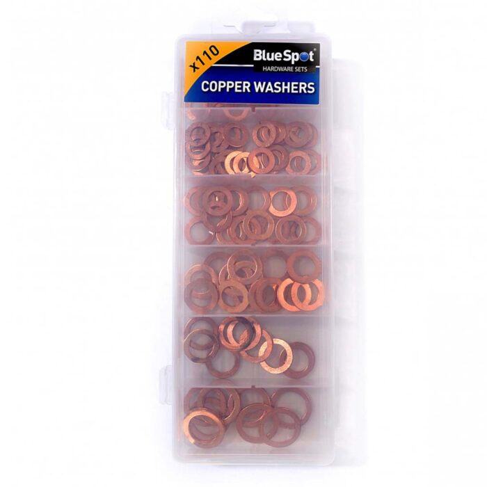 bluespot 110 pce assorted copper washer set BSP40506