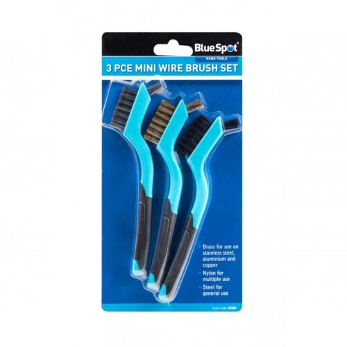 bluespot 3 pce mini wire brush set BSP22503