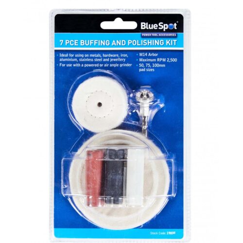 bluespot 7 pce buffing and polishing kit BSP19038