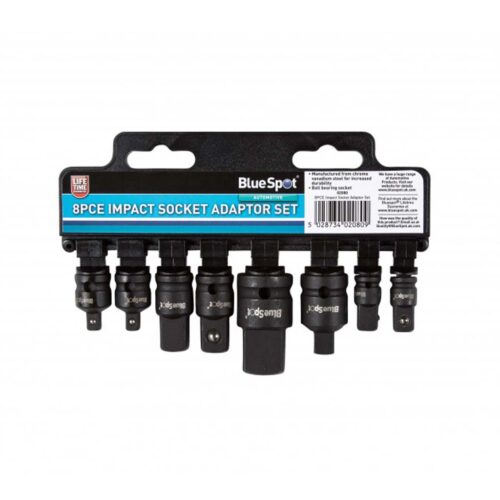 bluespot 8 pce impact socket adaptor set 14-34 BSP02080