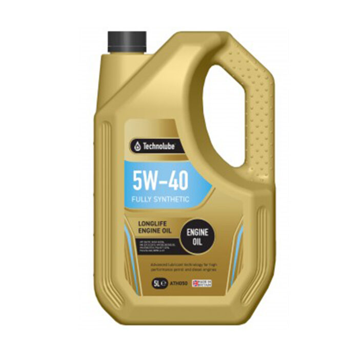 TECHNOLUBE FULLY SYNTHETIC 5W40 ENGINE OIL - 5L