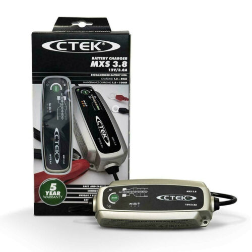 CTEK MXS 3.8 Battery Charger Charges & Maintains Car and Motorcycle Batteries MXS3.8